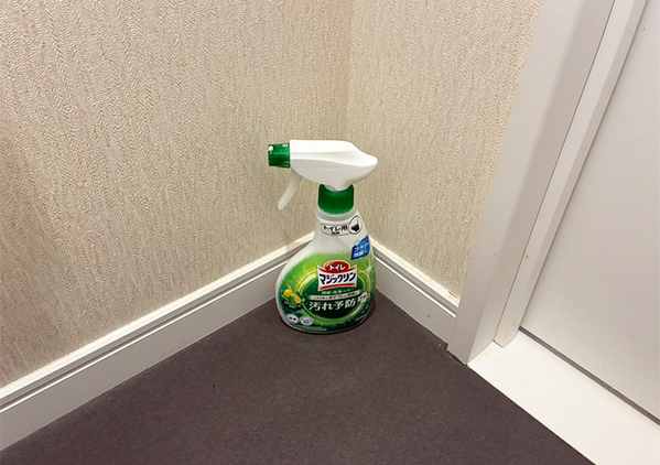 トイレの空きスペースに『つっぱり棒』をかけると…　爆誕した棚に「これで直置き卒業！」