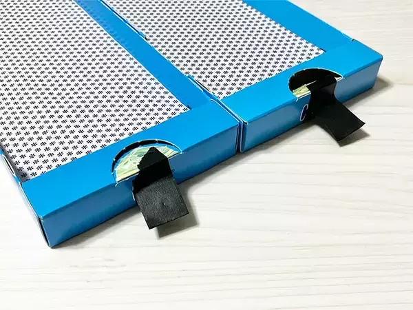 【1分作業】『キリ』空き箱を活用　“2段小物入れ”を作る手順