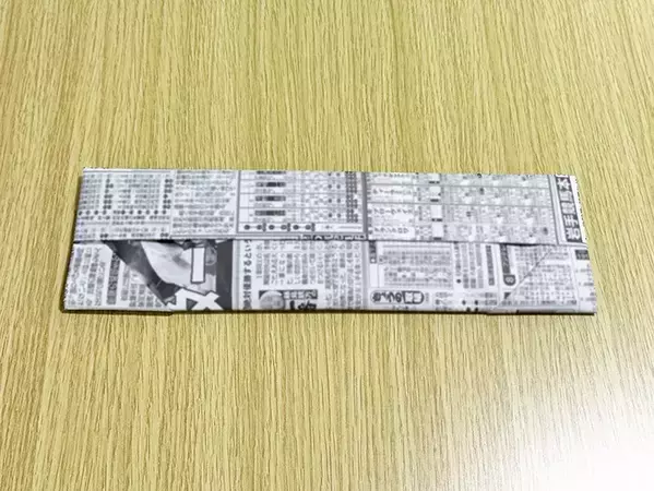 「絶対に覚えておきたい」　新聞紙1枚で完成する『即席皿』の作り方15ステップ