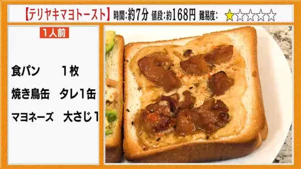 【マネしたい】材料3つで虜になるトースト完成！　天野ひろゆきの悪魔的アレンジがこちら