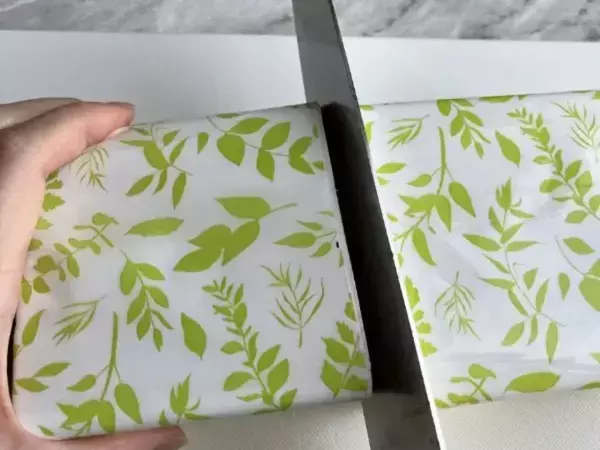 ソフトパックティッシュを包丁で真っ二つ！　思わぬ活用法に「目からウロコ」「真似したい」