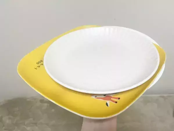 お皿は『大・中・小』で重ねると崩れる？　10秒揺らして分かった安全な積み順