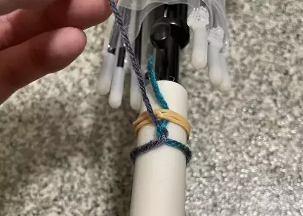 取り違え防止　家にある『毛糸』を傘の持ち手に巻くだけの簡単リメイク