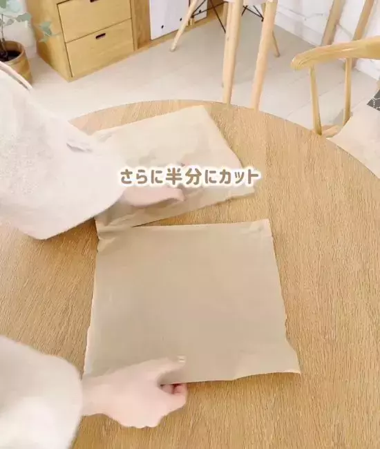 捨てないで！　宅配便の「紙の緩衝材」を折ったら…　「デスクに置ける」「ズボラな私にピッタリ」