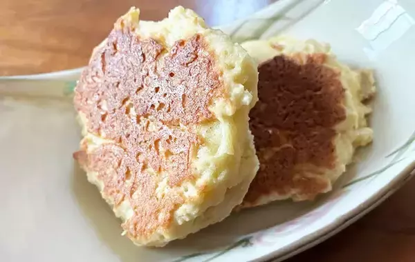 ホットケーキミックスに加えたのは…　材料3つの時短おやつに「お店のパンみたい！」