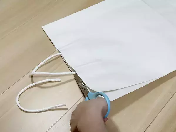 余った紙袋の意外な活用法　取っ手を切って内側に折り込むと？　「便利すぎ」