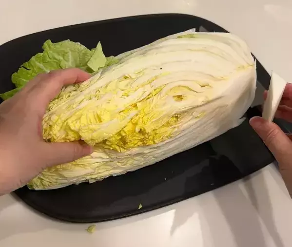買ってきた白菜、保存前に『斜め』に切って！「知らなかった」「絶対試す」