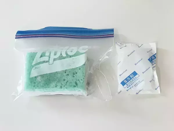 ダイソーのスポンジを『保冷剤』として使う方法　溶けるまでの時間や、便利な使い道は？