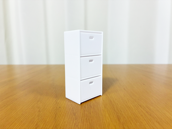 ダイソーで見つけたドール用のミニチュア引き出し　『じゃない』使い方に「生活が便利になった！」