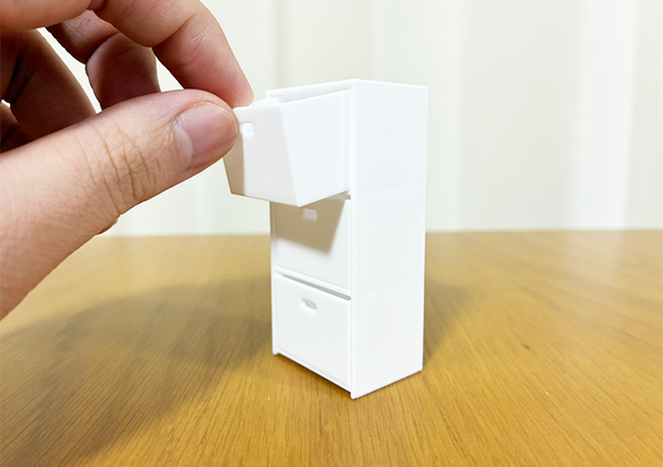 ダイソーで見つけたドール用のミニチュア引き出し　『じゃない』使い方に「生活が便利になった！」