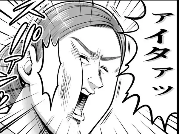 「誰かにビンタされた！？」散歩中に突然の衝撃　意外な『犯人』描いたエッセイ漫画に反響