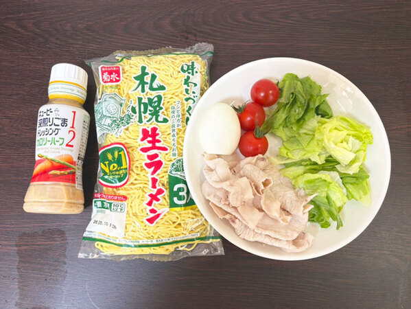 麺を冷水でシメて…　野菜たっぷりの時短レシピに「リピート確定です」「あっさり食べられる」