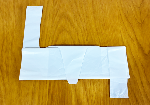 「三角折りや四角折りもいいけれど…」　かわいく収納できる袋のたたみ方に「これから流行りそう」