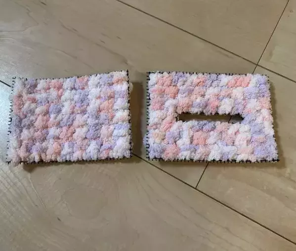 100均『鉢底ネット』にモールを通すと？　手作りのケースに「かわいすぎ」「絶対作る」