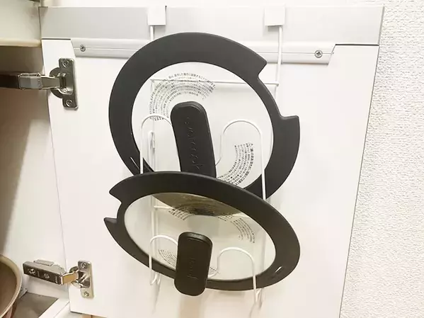 100均の『鍋蓋ラック』活用法　鍋蓋以外にも使えて？【じゃない使い方】