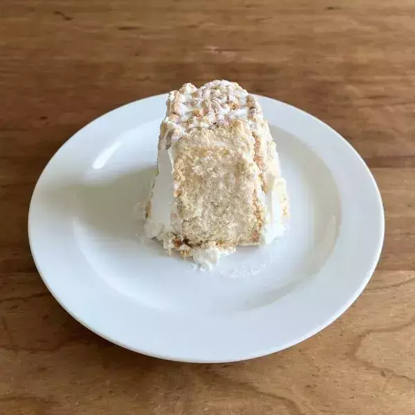 ヨーグルトに『サブレ』を沈めるだけ！　一晩で完成するケーキに「驚いた」「早速作りたい」