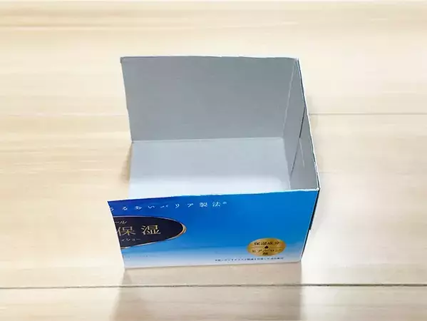ティッシュの空箱は捨てないで！　2つ組み合わせて作れるケースに「すごく便利」