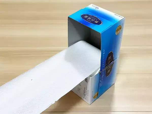 ティッシュの空箱は捨てないで！　2つ組み合わせて作れるケースに「すごく便利」