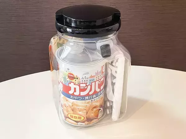 110円のウォータージャグが防災で活躍！　使わない時は中に？【防災ボトル】