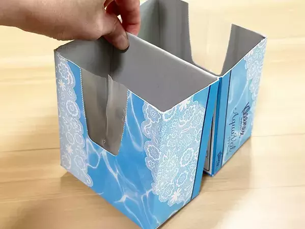 ティッシュの空箱は捨てずに活用！　5分でマスクケースにする裏ワザ