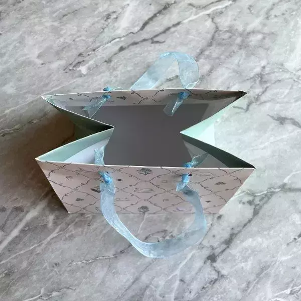 ひもを向かい側の穴に通すと？　紙袋の裏技に「感動！」「目からウロコ」