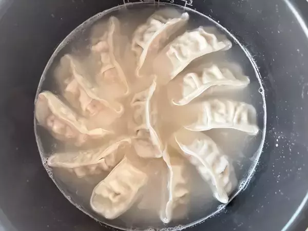 フライパンで焼かないで！冷凍餃子を炊飯器にどーん！新しい食べ方に「え、これって…」