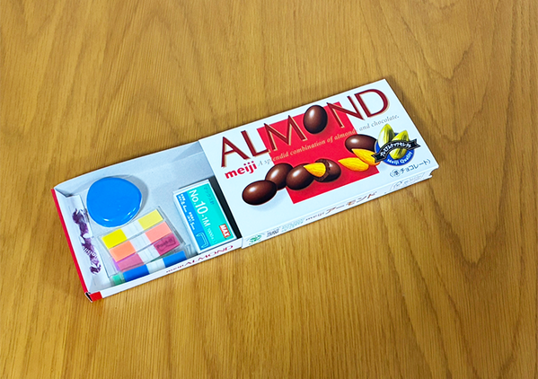 明治のチョコレート箱、捨てたら損！　構造を生かした再利用法に「利便性がバツグン！」