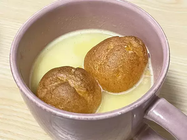 いつものインスタントのスープがクリーミーに！　予想外にマッチした『スイーツ』の正体は