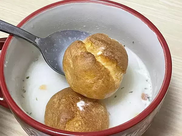 いつものインスタントのスープがクリーミーに！　予想外にマッチした『スイーツ』の正体は