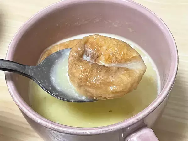 いつものインスタントのスープがクリーミーに！　予想外にマッチした『スイーツ』の正体は