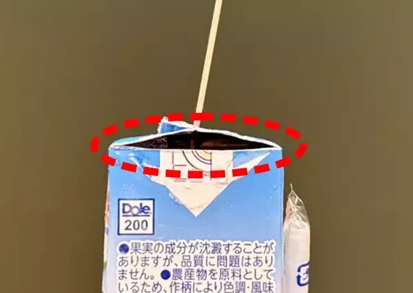 子供「アイス作って！」　紙パックジュースに棒を挿して冷凍庫に入れた結果…