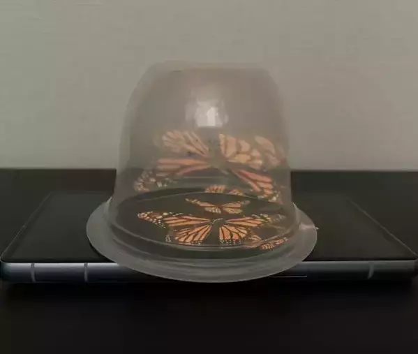 捨てるはずのゼリー容器　スマホと組み合わせた遊びに「想像以上」「子供がはしゃいだ」