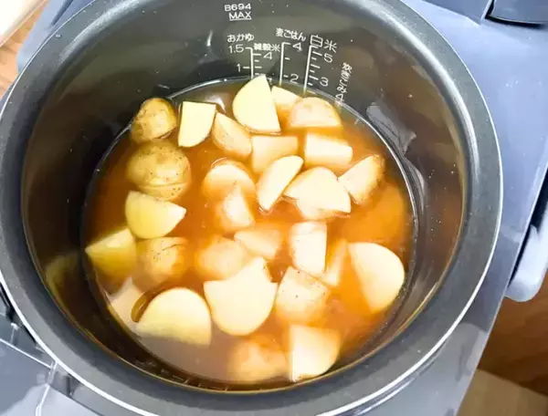 「息子が大絶賛」「おかわり止まらん」　新ジャガイモを炊飯器に入れて…？