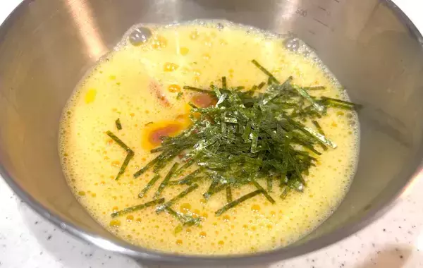 卵液と一緒に混ぜたのは？　材料5つで作る“簡単”おかず【レシピ】