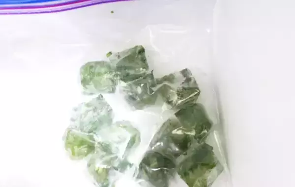 製氷皿に『大葉』を入れて…　完成したものに「え、何これ！」「便利すぎ」