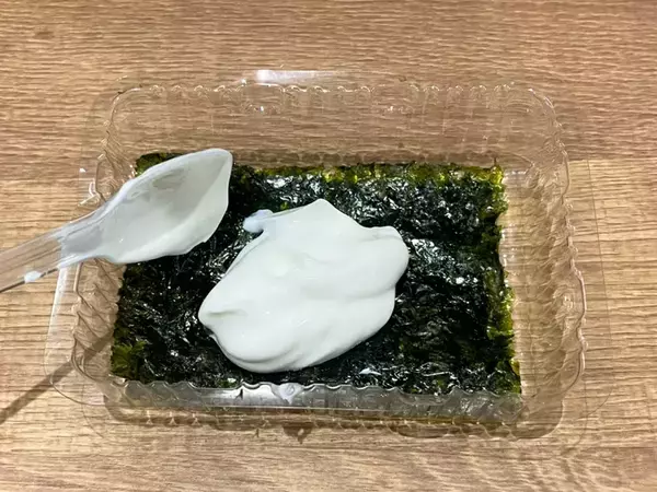 韓国海苔にご飯、ではなく？　意外な『白い食べ物』の正体に「本当に合うの？」