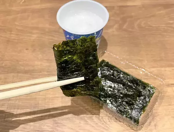 韓国海苔にご飯、ではなく？　意外な『白い食べ物』の正体に「本当に合うの？」