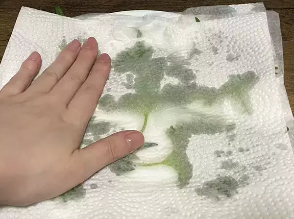 大葉は刻まず『砕く』！　電子レンジに3分入れるアイディアに「カリカリ食感」「大量消費にいい」