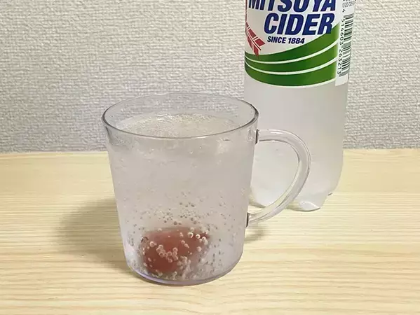 『氷不要』の冷たいサイダー　変わりに入れた食材に「シャリシャリ食感」「味が薄まらない」