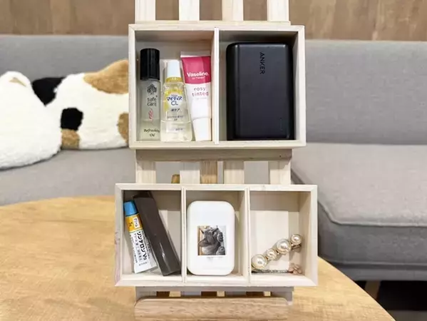 ボンドもネジもいりません！　組み合わせるだけで完成する『100均』棚が簡単！【DIY】
