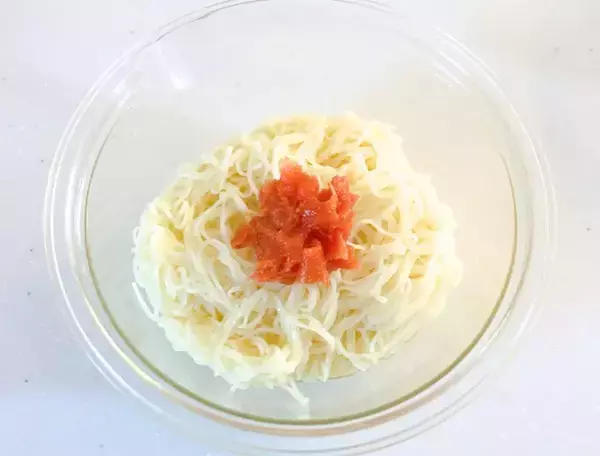 ゆでたそうめんにのせたのは？　食べた子供たちが「おいしい！絶対また作って」