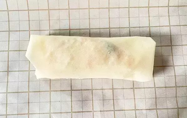 千切りキャベツを湯通しして？　春巻き“たこ焼き風”アレンジ【作り方】