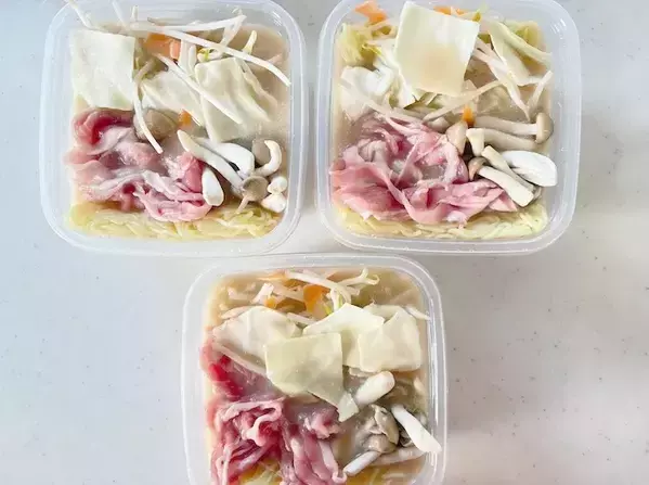 【レンチン8分】鍋は使いません！　タッパーで作れる“めん料理”レシピ