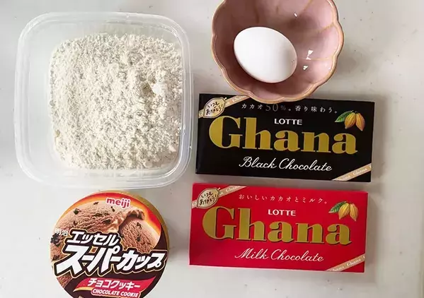 スーパーカップ、そのまま食べない！　ホットケーキミックスと混ぜて焼けば「しっとりケーキになった」