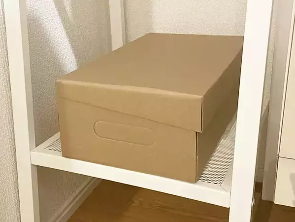 「なんで今まで捨てていたんだろう」　靴の空き箱を「裏返し」にして再利用、家中で使える活用術