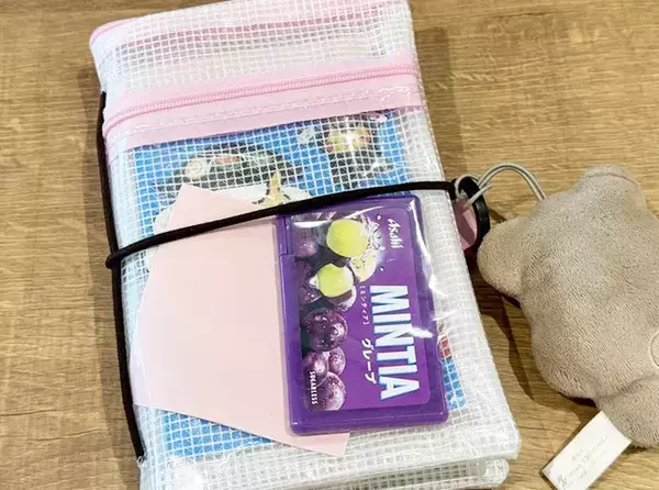 100均のメッシュポーチに穴を開けると…？　できたものに「これ考えた人天才！」