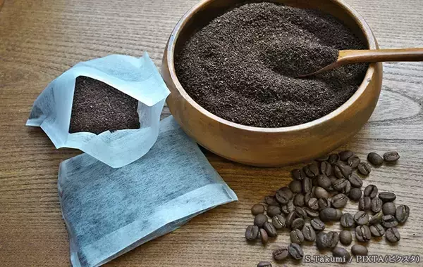 捨てないで！　コーヒーを淹れた後の粉『コーヒーグラウンズ』再利用術