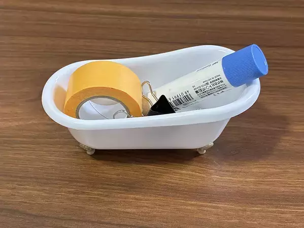 100均で見つけた『お風呂』のミニチュア　意外な収納活用法3選
