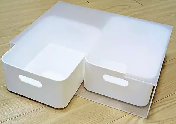 『DAISOの輪』で天才みっけ！　キッチンで使える「ファイルボックス活用ワザ」を試してみた【ダイソー取材】