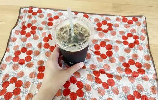 出先で買ったペットボトル、持ち歩きに困ってない？　ハンカチ1枚で「即席ホルダー」【30秒でできる】